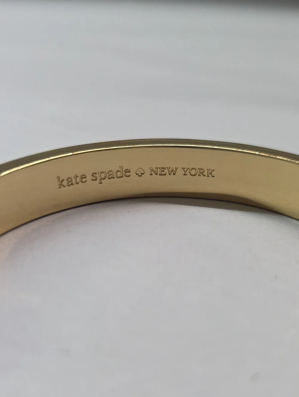 Kate Spade Hole Punch Spade Hinge Bangle